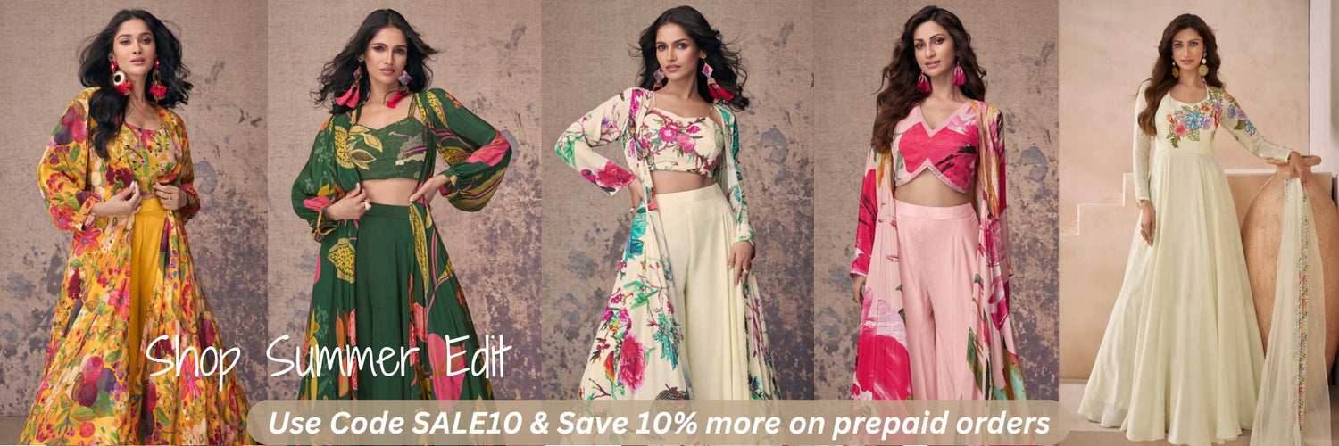 Summer Floral Gowns & Indo Western by Fashion Nation
