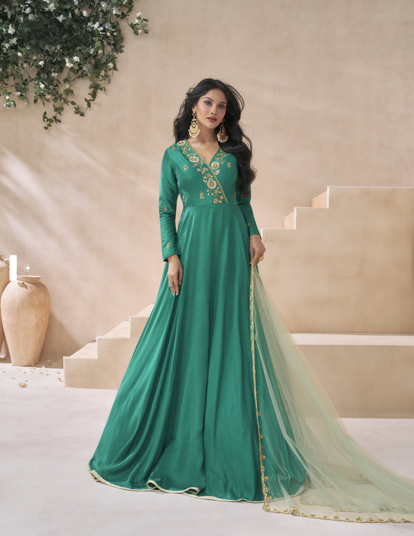 partywear anarkali gown for all occasions