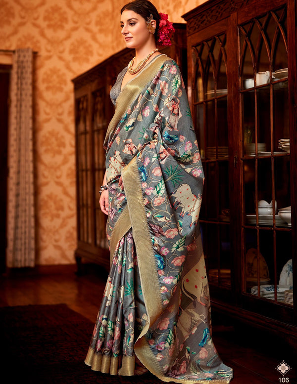 ethnic silk sari