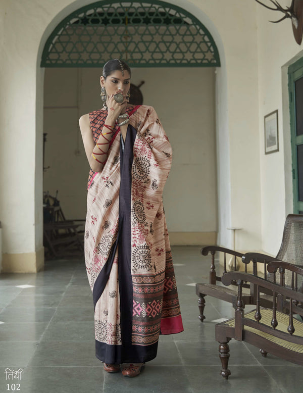 daily fashion traditional silk saree