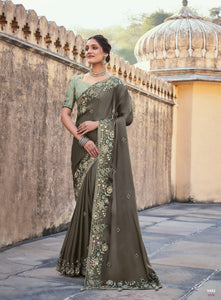 Cocktail Party Wear Designer Sari