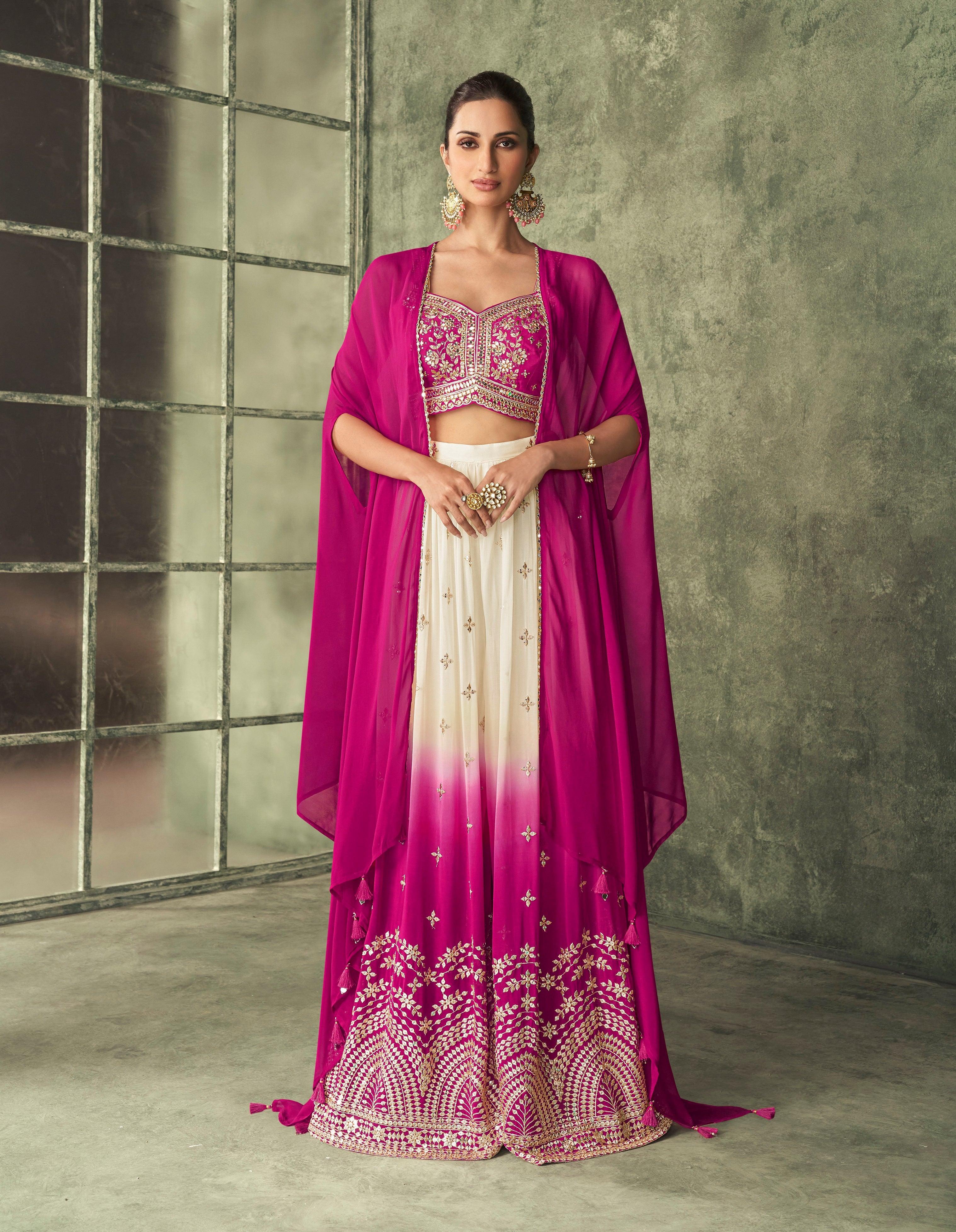 Indo western dress | Wedding lehenga designs, Indian wedding outfits,  Indian wedding dress