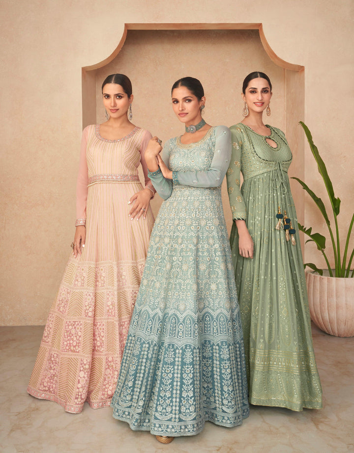 Functions Wear Designer Anarkali Gown - Fashion Nation