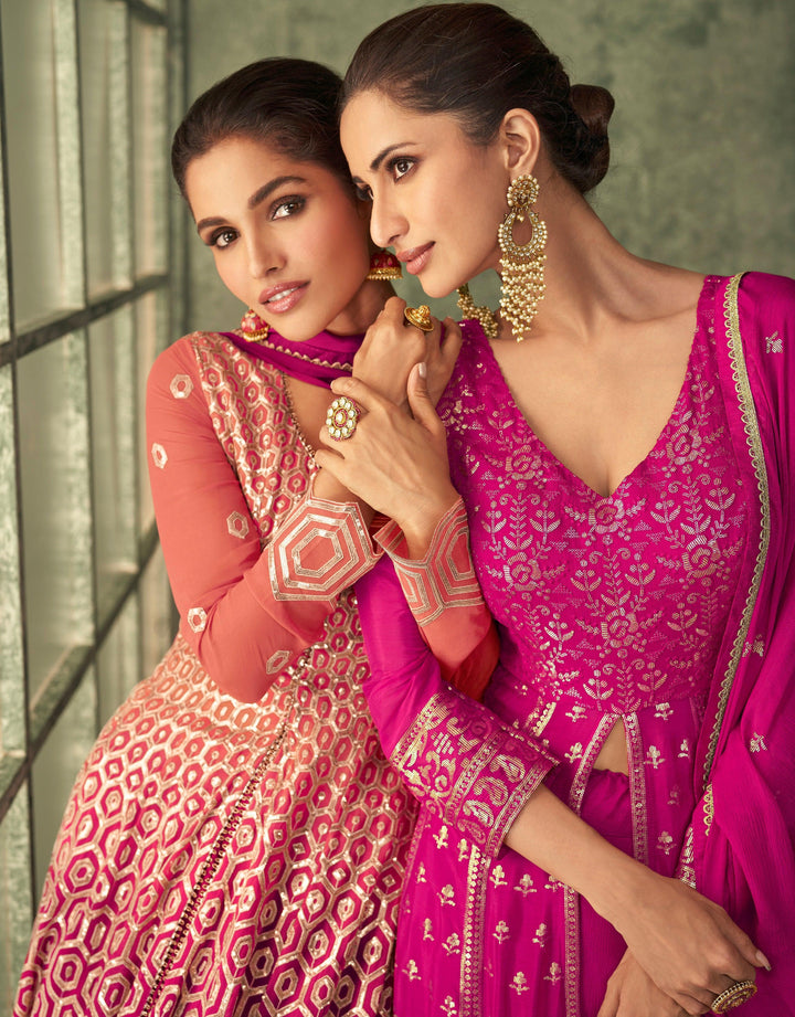Sagaai Special Floor Length Anarkali Lengha - Fashion Nation