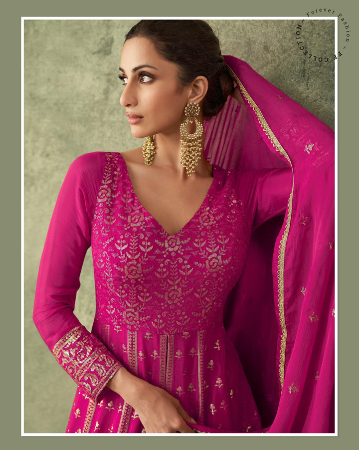Sagaai Special Floor Length Anarkali Lengha - Fashion Nation