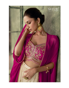 Roka Party Wear Indo Western Shaded Skirt & Top