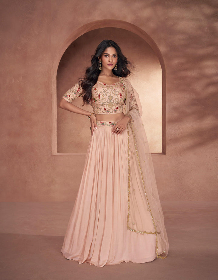 Afternoon Party Wear Indo Western Long Skirt Top Set Fashion