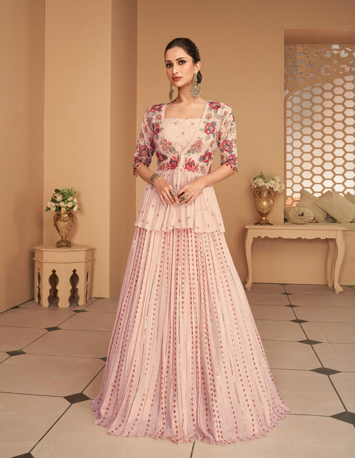 Celebrations Wear Indo Western Skirt Top Fashion Nation