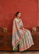 Afternoon Functions Wear Pashmina Saree