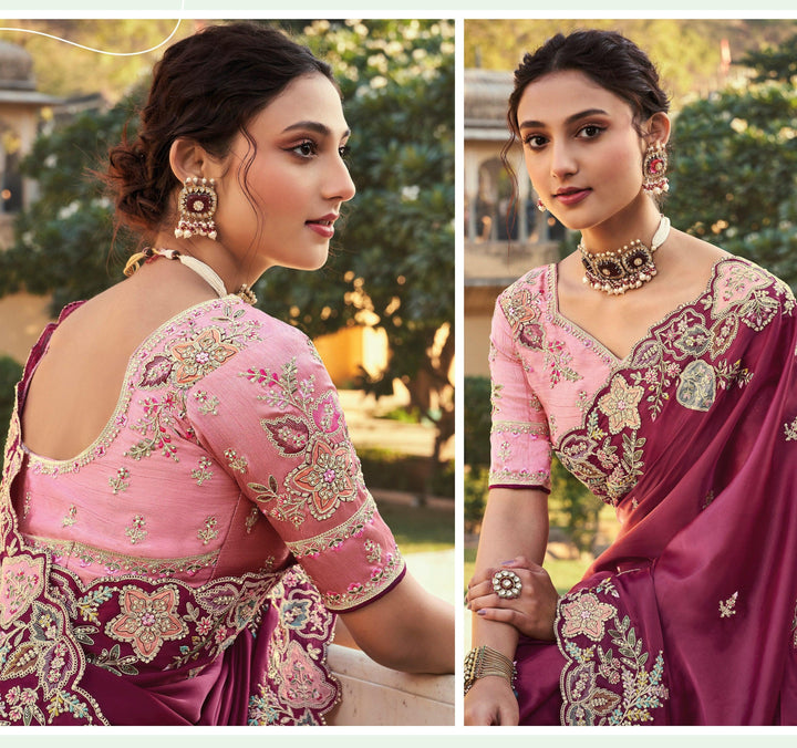 Sangeet Wear Traditional Sari - Fashion Nation