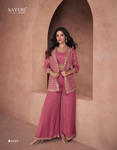 Party Wear Indo Western Palazzo with Jacket