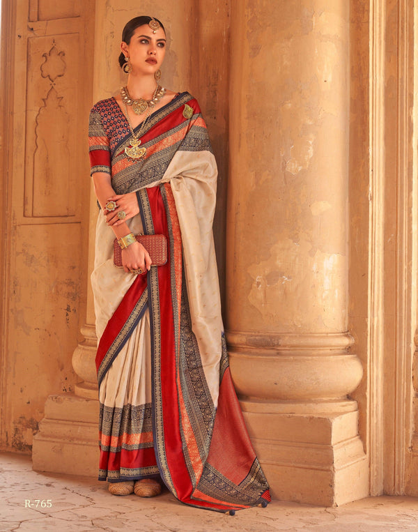 Engagement Wear Kanchipuram Silk Sari - Fashion Nation