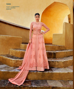 Party Wear Indo Western Designer Floor Length Dress for Online Sales by Fashion Nation