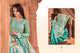 Embroidered KS1053 Lucknowi Aqua Georgette Floor Length Anarkali Gown by Fashion Nation