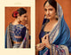 Appealing KIM1084 Bridal Blue Multicoloured Banarasi Silk Saree - Fashion Nation