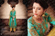 Stylish NAK11049 PartyWear Yellow Blue Banarasi Silk Jacket Style Anarkali - Fashion Nation