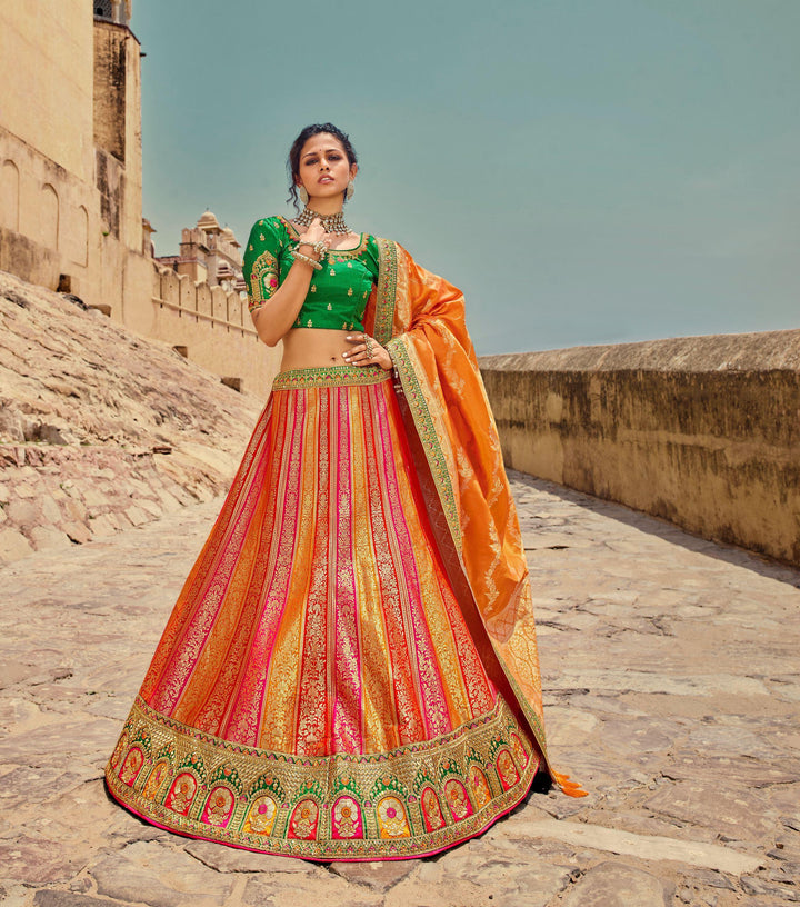 Geet Sammelan Special Designer Lehenga Choli - Fashion Nation