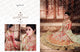 Glamorous NAK11050 PartyWear Peach Beige Banarasi Silk Net Anarkali Lehenga - Fashion Nation