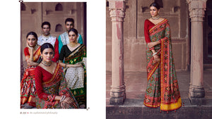 Mehendi Special Traditional Patola Saree for Online Sales by Fashion Nation
