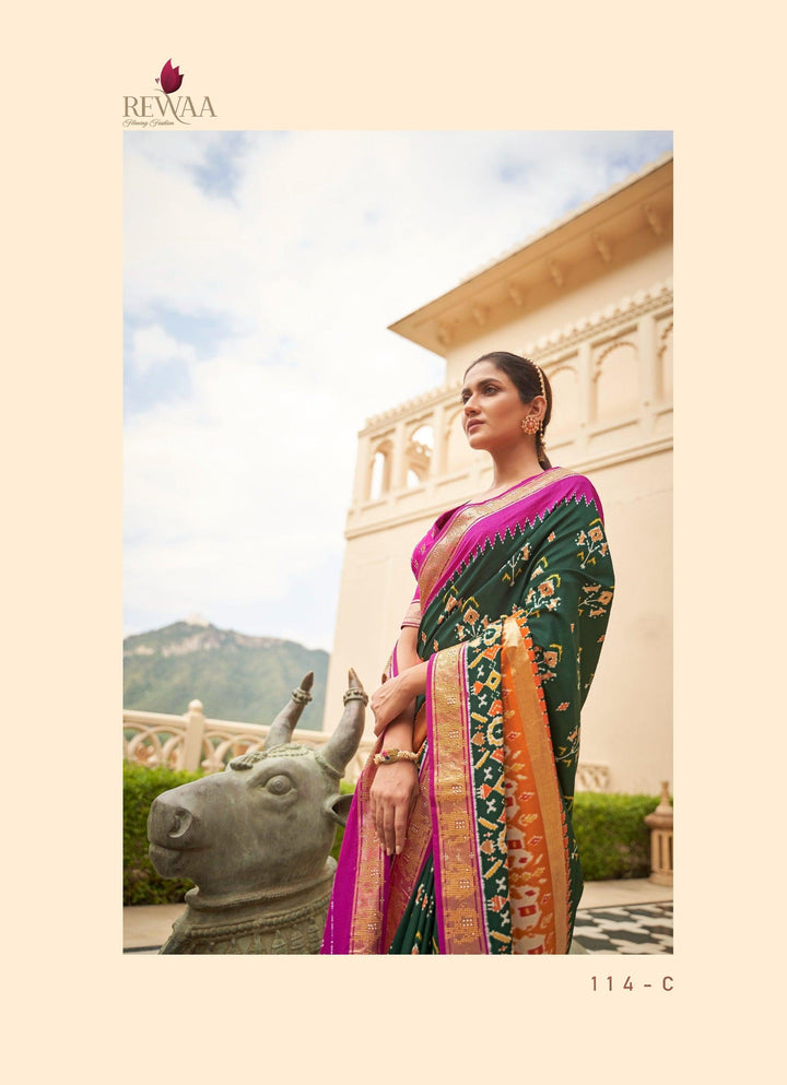 Marriage Wear Patola Festive Saree - Fashion Nation