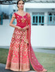 Colourful VAS1207 Shaded Pink Magenta Silk Net Lehenga Choli - Fashion Nation