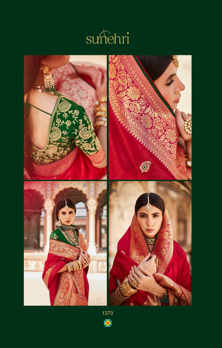 Engagement Wear Traditional Silk Saree - Fashion Nation