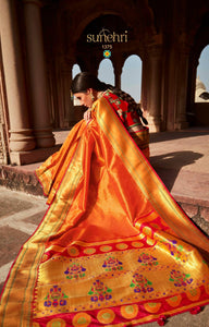 Festival & Reception Wear Traditional Silk Saree by Fashion Nation