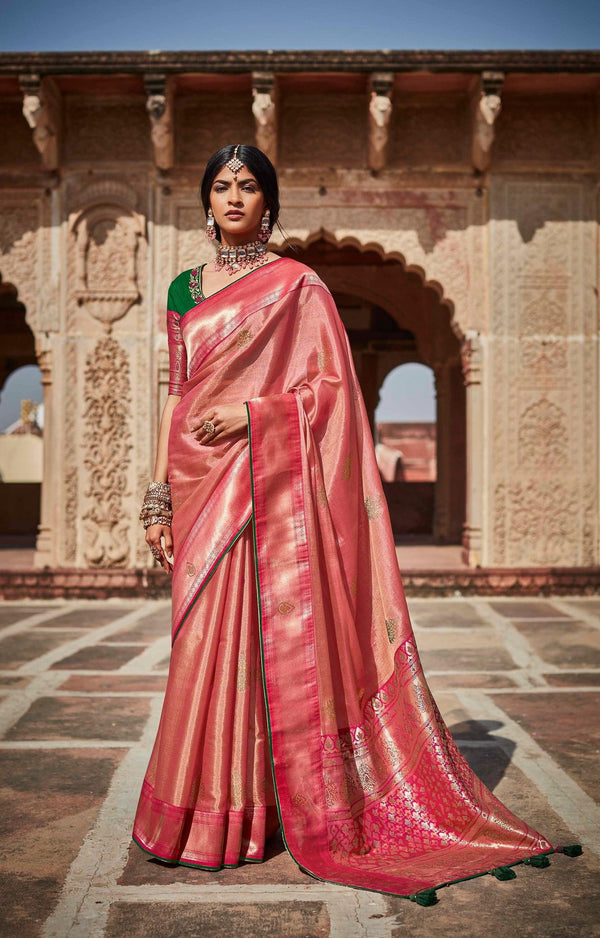 Marriage Wear Traditional Handpicked Saree - Fashion Nation