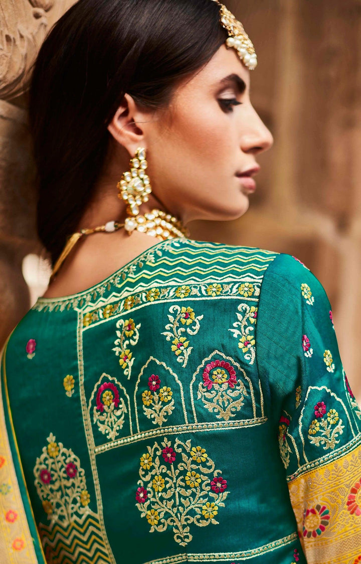 Haldi Party Wear Traditional Designer Saree - Fashion Nation