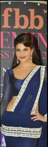Jacqueline Fernandez Blue Georgette Lehenga - Fashion Nation
