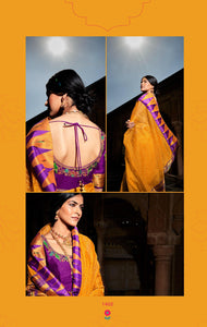 Marriage Haldi Party Wear Designer Silk Saree | FashionNation