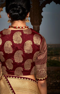 Marriage & Shaadi Party Wear Designer Silk Saree | Fashion Nation