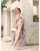 Afternoon Party Wear Blue Multicoloured Digital Weaving Silk Saree - Fashion Nation