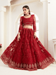 Shaadi Special Red Net Wedding Lehenga Choli by Fashion Nation