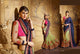 Finest NIR1802 Designer Blue Green Net Georgette Saree - Fashion Nation