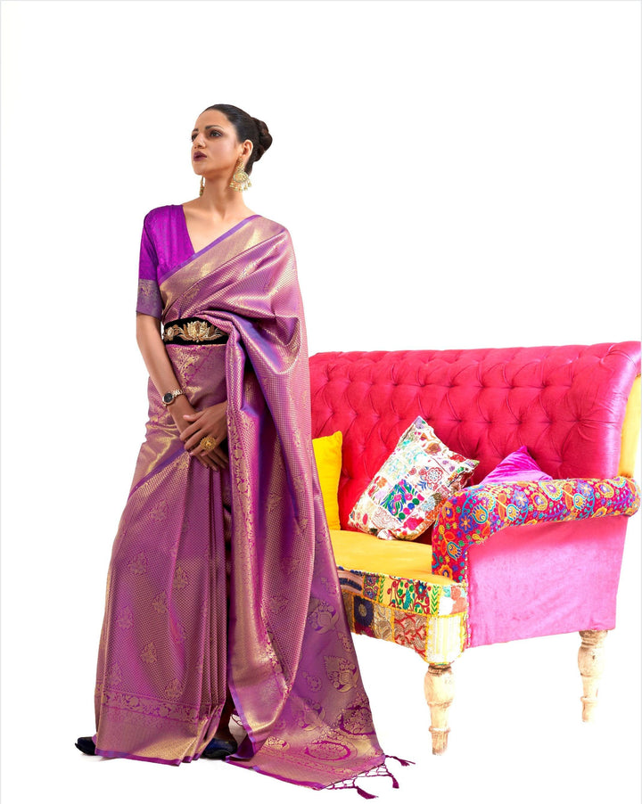 Functions Wear Designer Traditional Saree - Fashion Nation