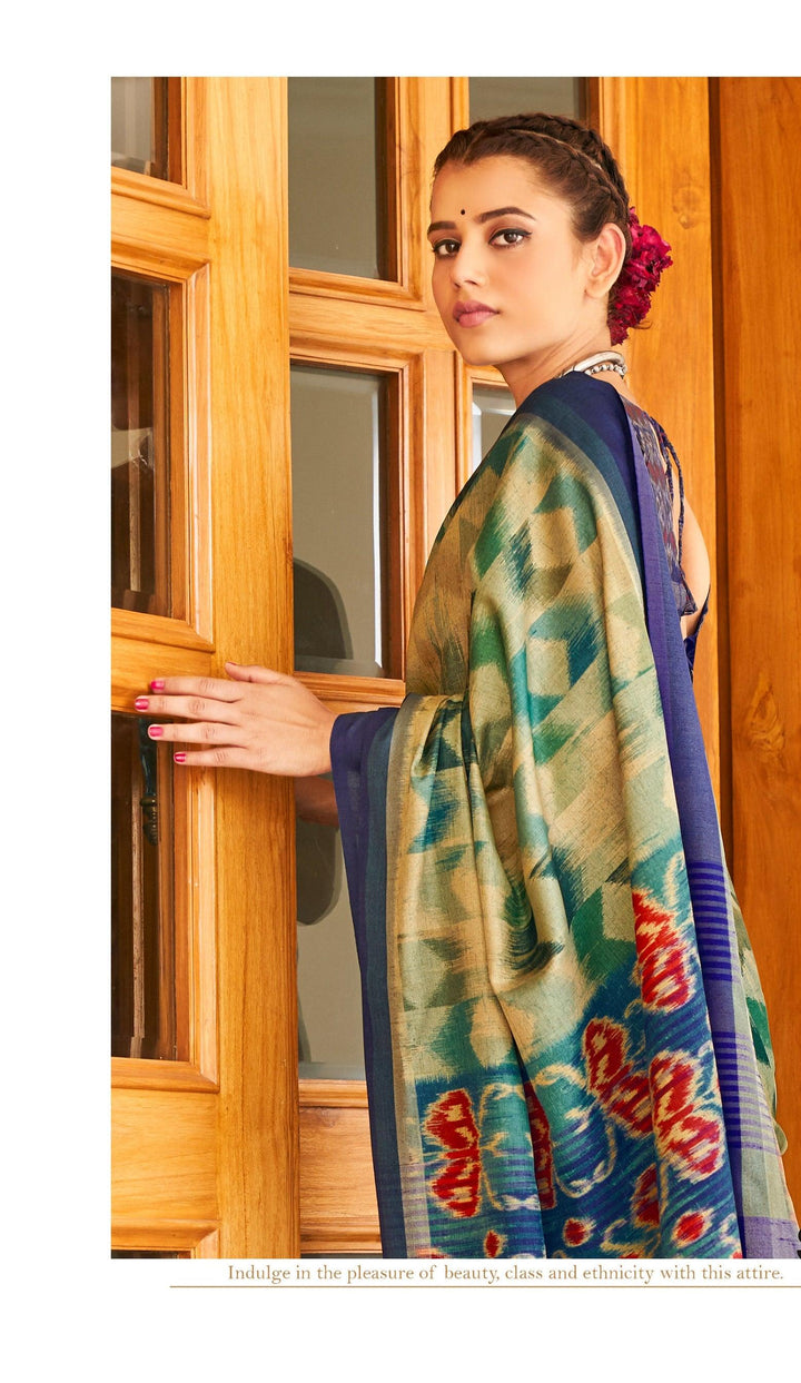 Daily Functions Wear Pochampally Silk Saree - Fashion Nation