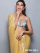 Jacqueline Fernandez KF3838 Bollywood Inspired Yellow Silk Georgette Saree - Fashion Nation