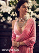 Party Wear KF3840 Bollywood Inspired Pink Silk Georgette Saree - Fashion Nation