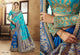 Unique NAK4097 Nakkashi Shaded Blue Silk Jacquard Handloom Saree - Fashion Nation