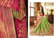Latest NAK4102 Nakkashi Rani Silk Jacquard Olive Green Handloom Saree - Fashion Nation
