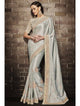Nakkashi NAK4131 Designer Grey Muslin Satin Silk Jacquard Saree - Fashion Nation
