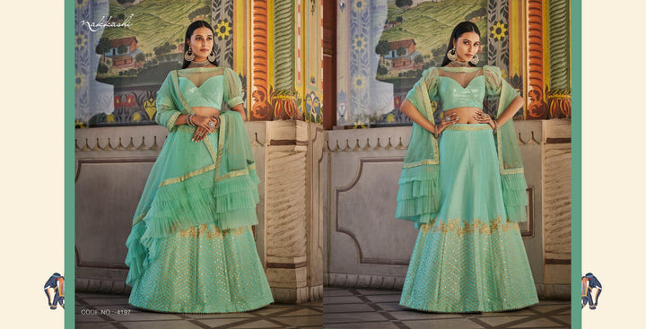 Bachelorette Party Wear Nakkashi Designer Lehenga Choli - Fashion Nation