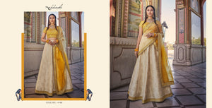 Mehendi Special Nakkashi Designer Lehenga Choli for Online Sales by Fashion Nation