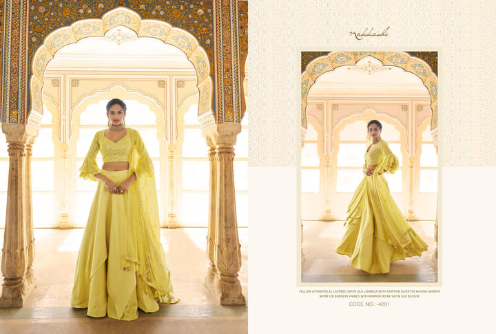 Shaadi Function Special Nakkashi Silk Lehenga Choli - Fashion Nation