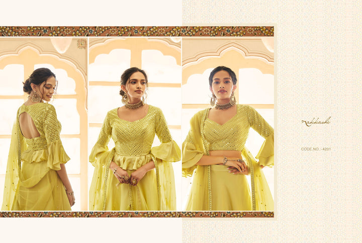 Shaadi Function Special Nakkashi Silk Lehenga Choli - Fashion Nation