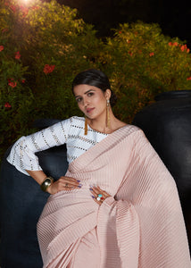 Cocktail Party Wear Silk Designer Saree at Cheapest Prices by Fashion Nation
