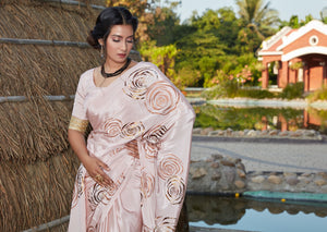 Classy Party Wear Silk Designer Saree at Best Prices by Fashion Nation
