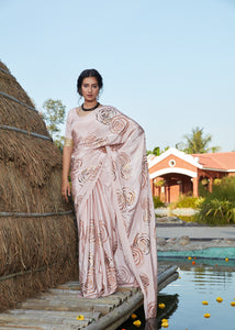 Classy Party Wear Silk Designer Saree by Fashion Nation