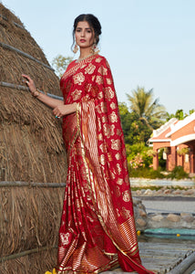Shaadi Party Wear Silk Designer Saree by Fashion Nation